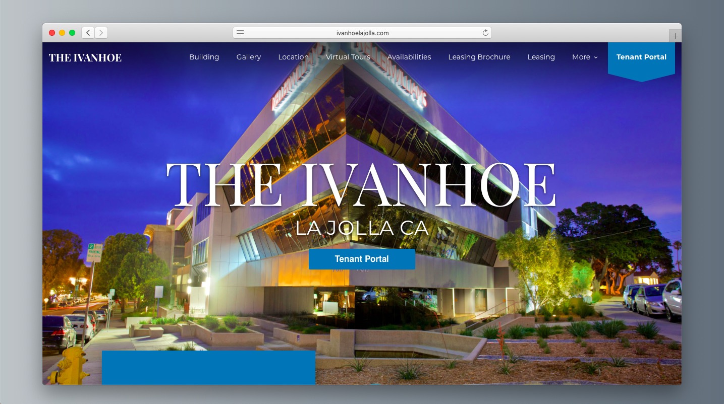 The Ivanhoe La Jolla Office Property Website