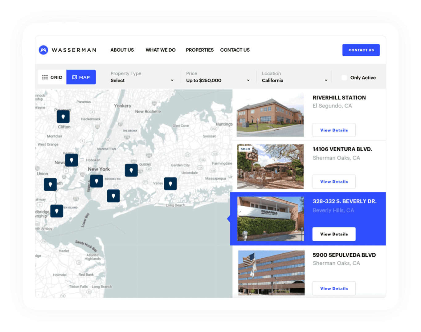 Display properties in real-time